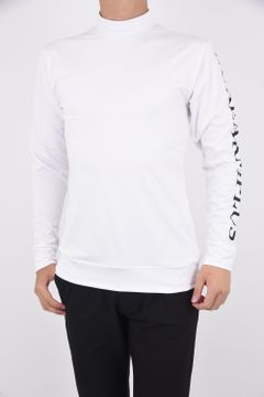 BACK BIG LOGO HIGH NECK T-SHIRTS / ロゴ ハイネック Tシャツ ホワイト