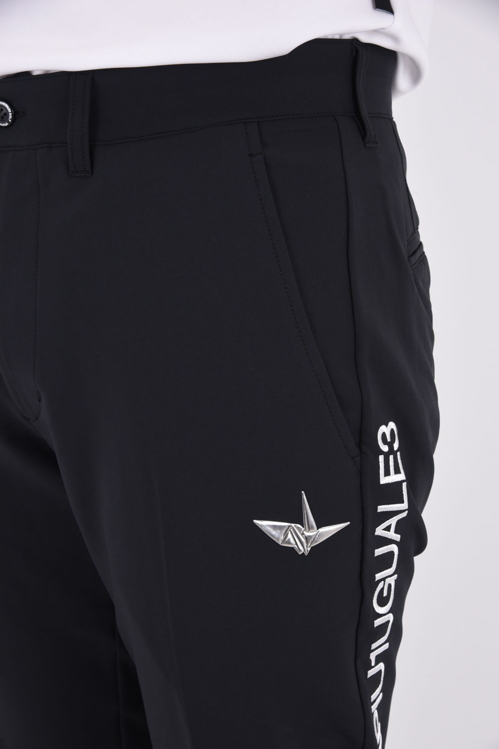 RIB PANTS / リブパンツ (ブラック)