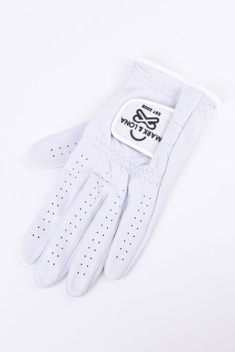【26SS】 EVER BREATHABLE LEATHER GOLF GLOVE / ラムレザー ブランクスカルロゴ 左手用グローブ (ホワイト)