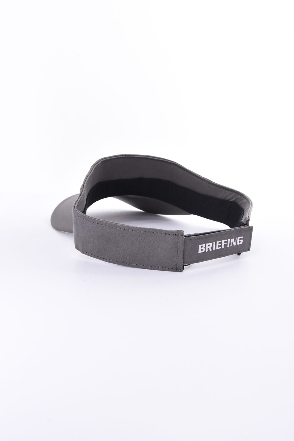 【26AW】 MEN’S SUEDE SMALL BG LOGO VISOR / スウェード素材 スモールBGロゴ サンバイザー (グレー)