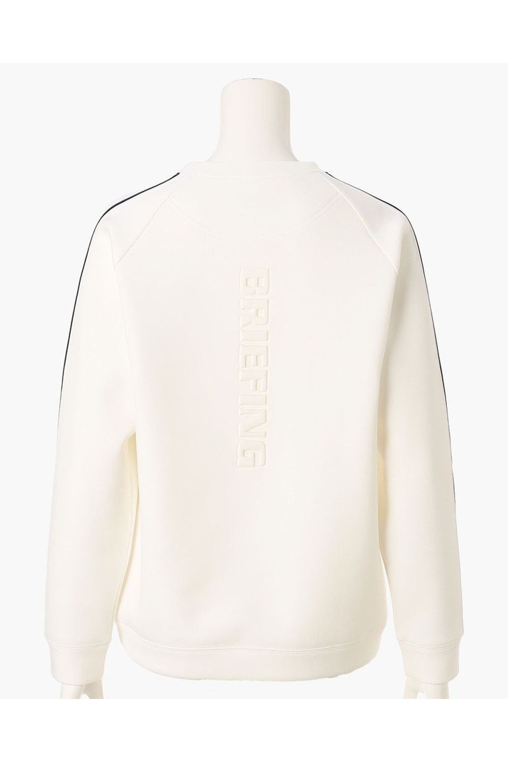 【26AW】【レディース】 WOMEN’S WARM LINE CREWNECK TOP / ダンボールニット サイドライン クルーネックトップス (ホワイト)