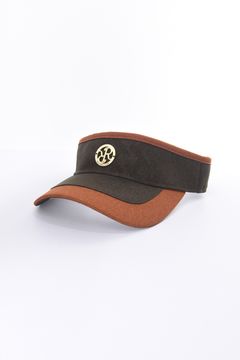 SUNVISOR / 2トーン エンボス サンバイザー (ブラウン)