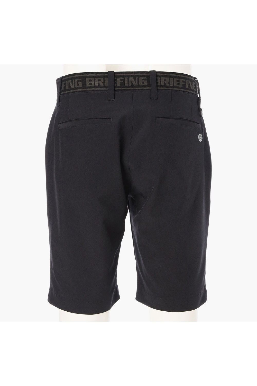 【26SS】 MEN’S COOLCORE LOGO ELASTIC SHORT PANTS / クールコア ウエストゴムベルト ショートパンツ (ブラック)