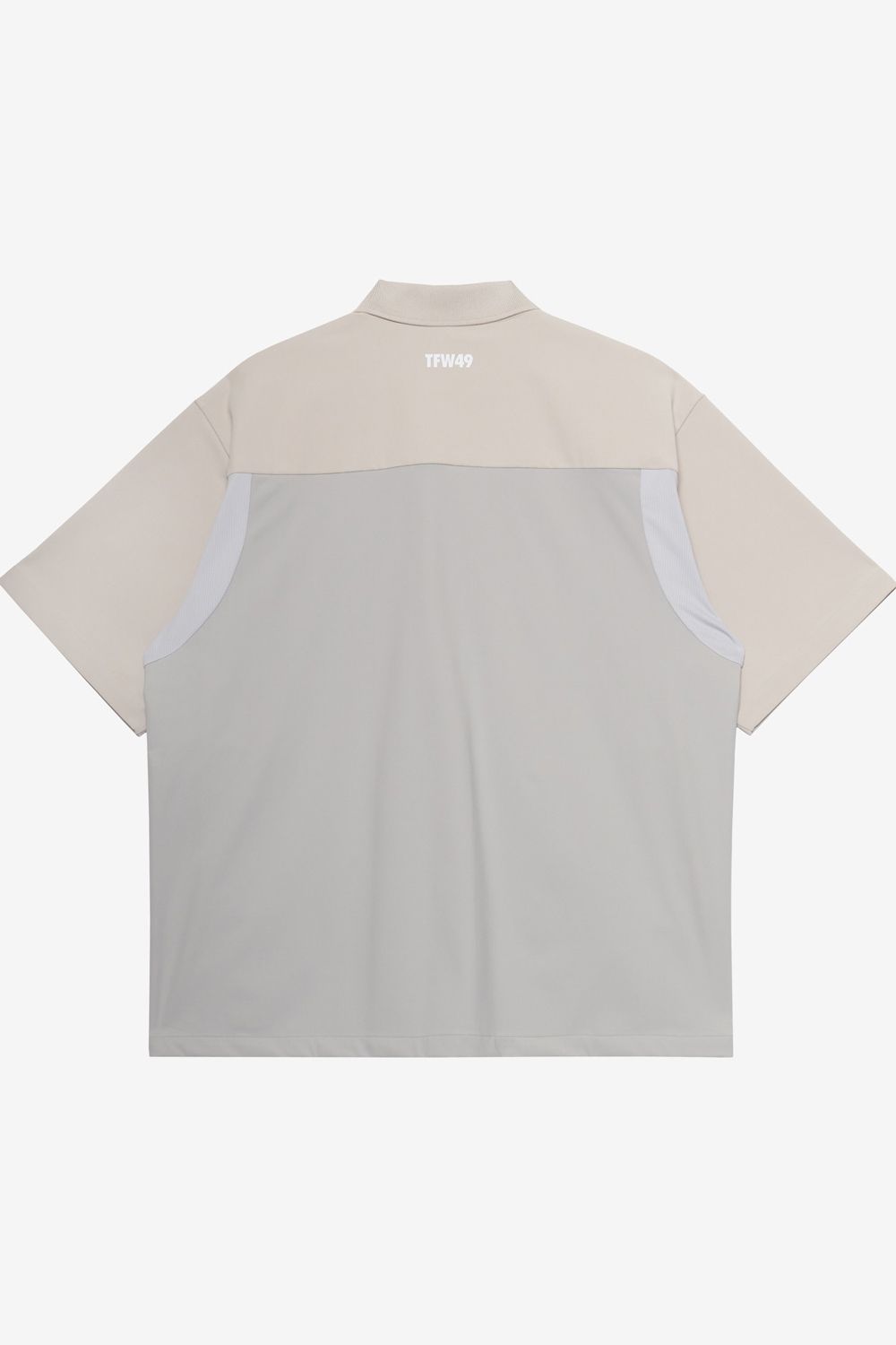 【26SS】 LUXURY SPORTY SHIRT / ドライタッチ サイドパネル スポーティシャツ (ライトベージュ)