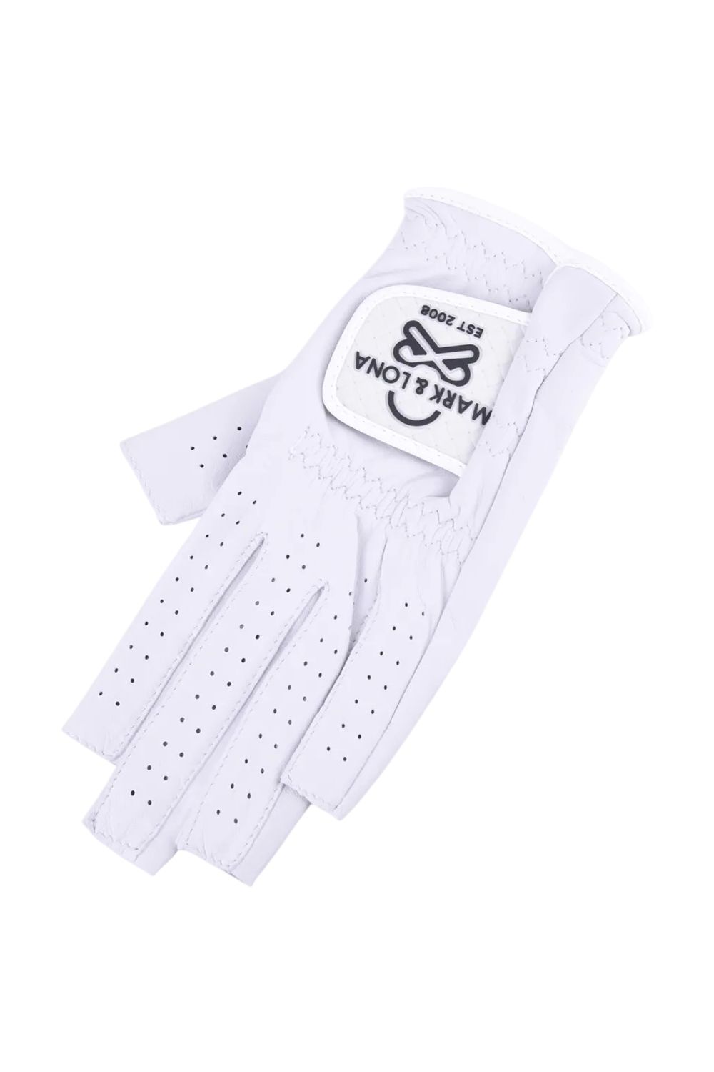 【26SS】【レディース】 EVER BREATHABLE LEATHER NAIL CUT GLOVE / ラムレザー ブランクスカルロゴ 両手用ネイルカットグローブ (ホワイト)