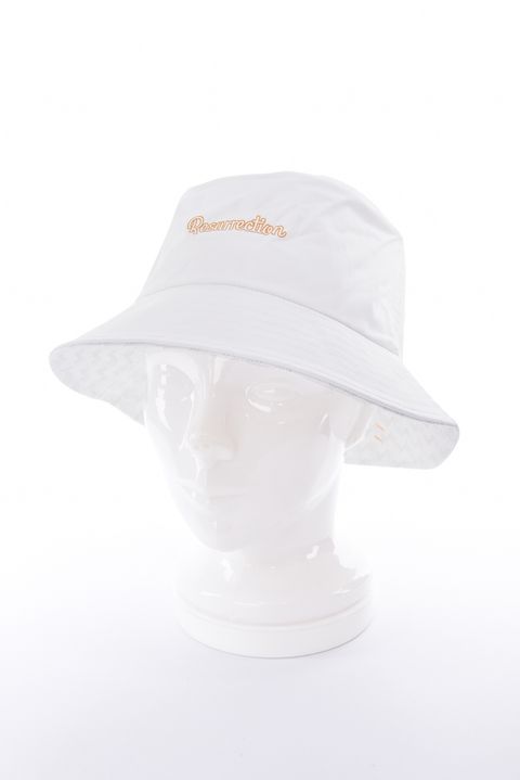 RAIN BUCKET HAT No.2 / オリジナルテキスタイル レインバケットハット (モノホワイト)