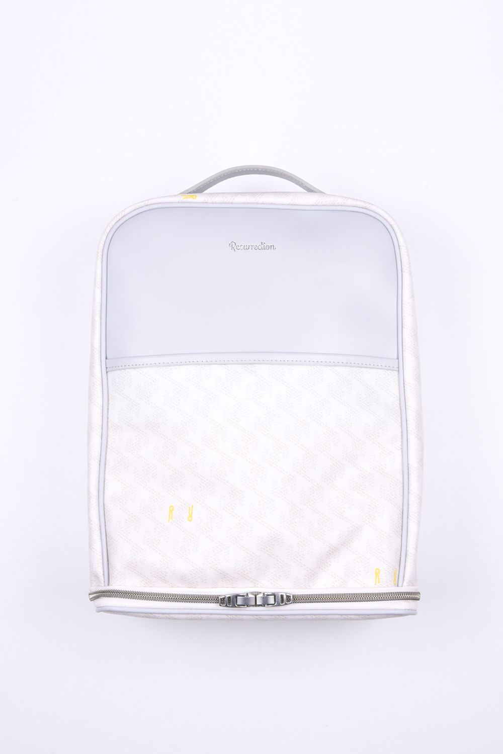 PINGUE (ピングー) / ブランドオリジナルテキスタイル シューズケース (モノホワイト)*