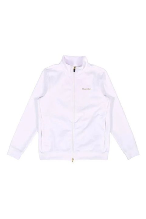 【26AW】 【レディース】 JACQUARD STAND COLLAR JACKET / ジャガード スタンド カラージャケット (ホワイト)*