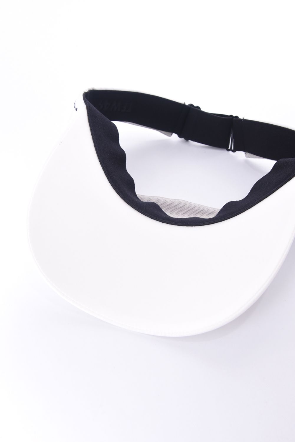 TAFFETA SUN VISOR / ブランドロゴ サンバイザー (ホワイト)
