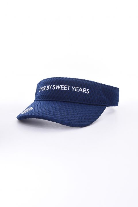 【26SS】 MESH EMB SUN VISOR / メッシュ ロゴ刺繡 サンバイザー (ネイビー)