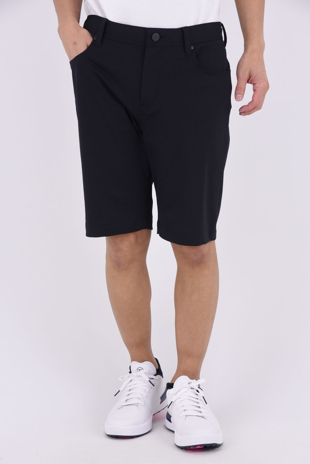 【26SS】 MEN'S MESH 5-POCKETS SHORT PANTS / トリコットメッシュ 5ポケット ショートパンツ (ブラック)