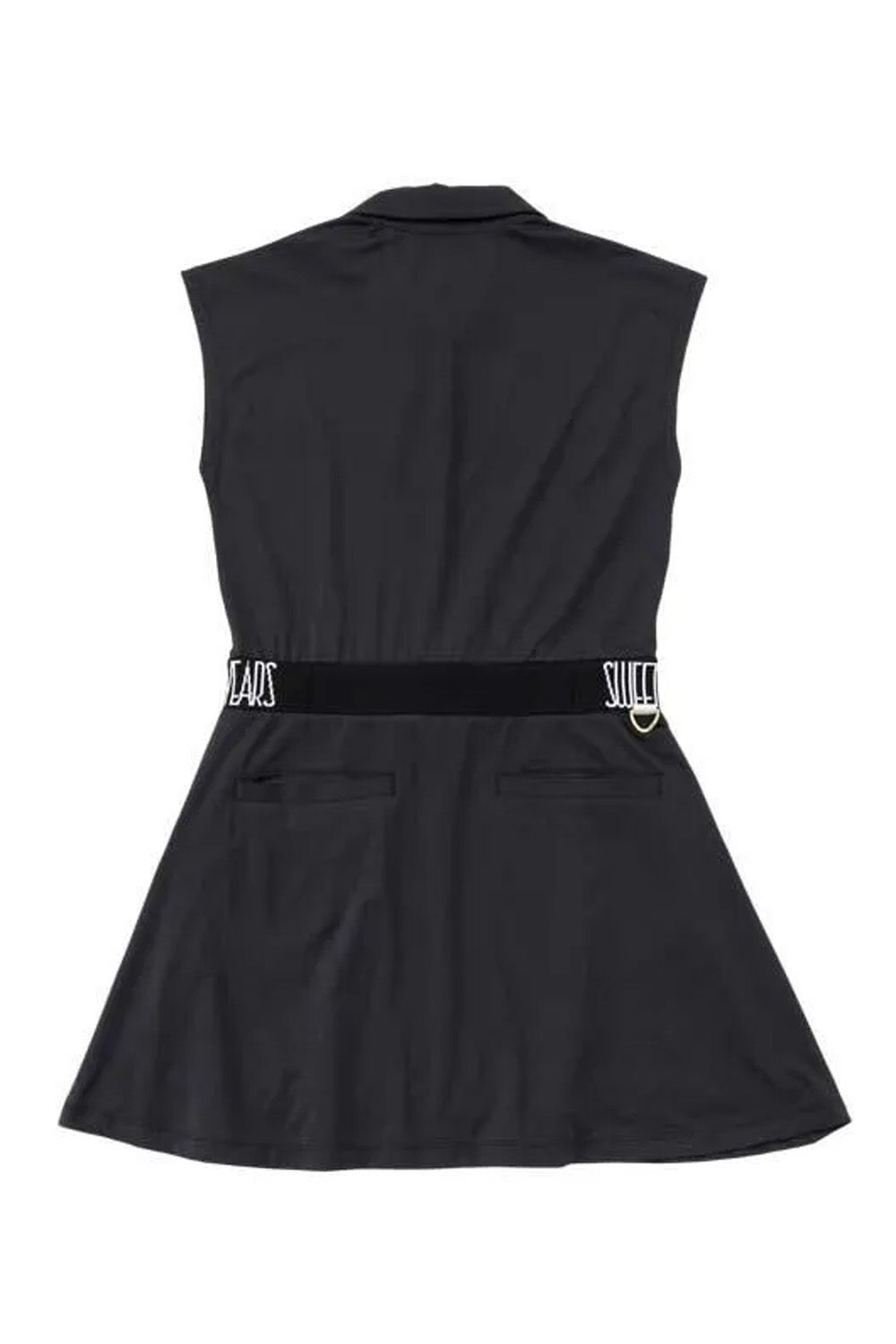【26SS】【レディース】 WAIST LOGO ONE PIECE / ウエストロゴ ワンピース (ブラック)*
