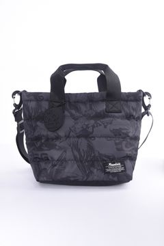 PADDED CART BAG (ANGEL) / 総柄 パデッドカートバッグ (ブラック)