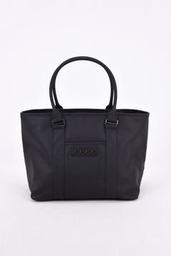 【26AW】 PUNCHING TOTE BAG / パンチングエシカルレザー BIGトートバッグ (ブラック)