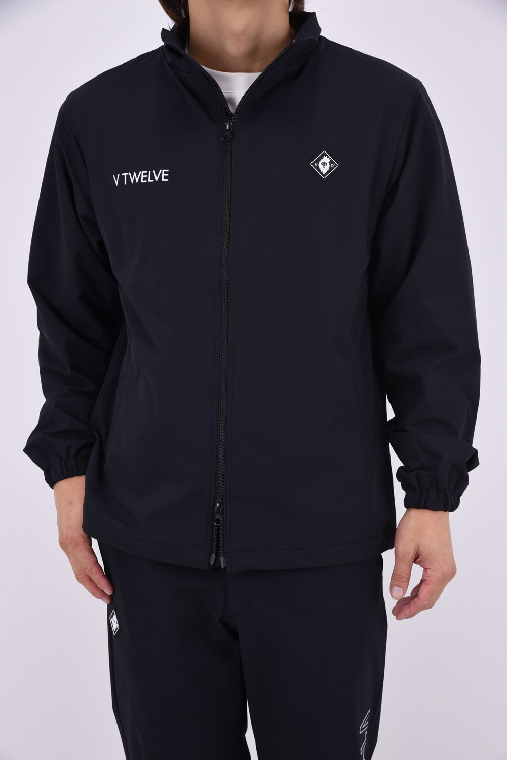 【26AW】 MOLD LOGO JKT / 高撥水生地 バックロゴ ナイロンジャケット (ブラック)