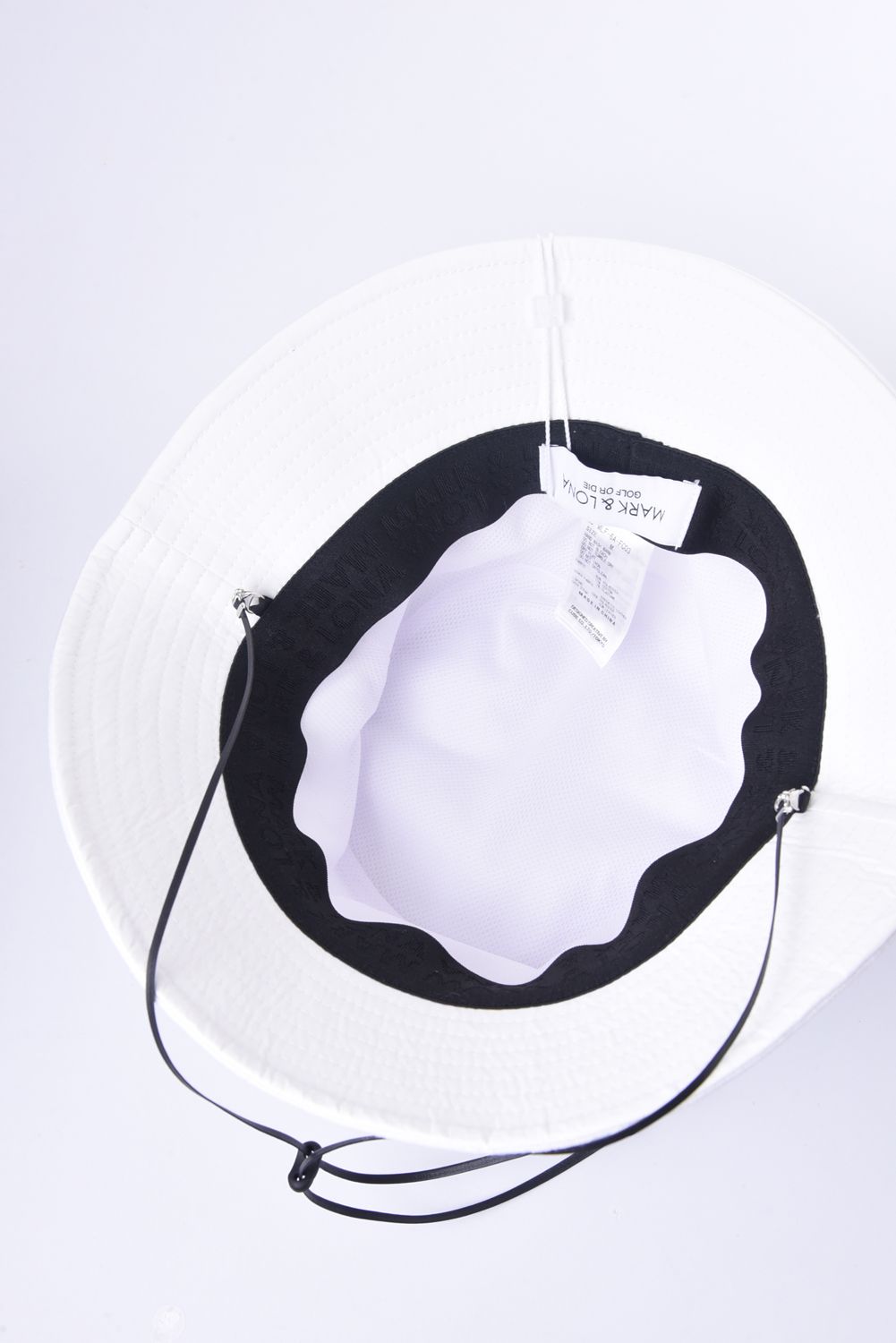 【26SS】 GAUGE CAMO BUCKET HAT / カモフラージュパターン メタルプレート バケットハット (ホワイト)