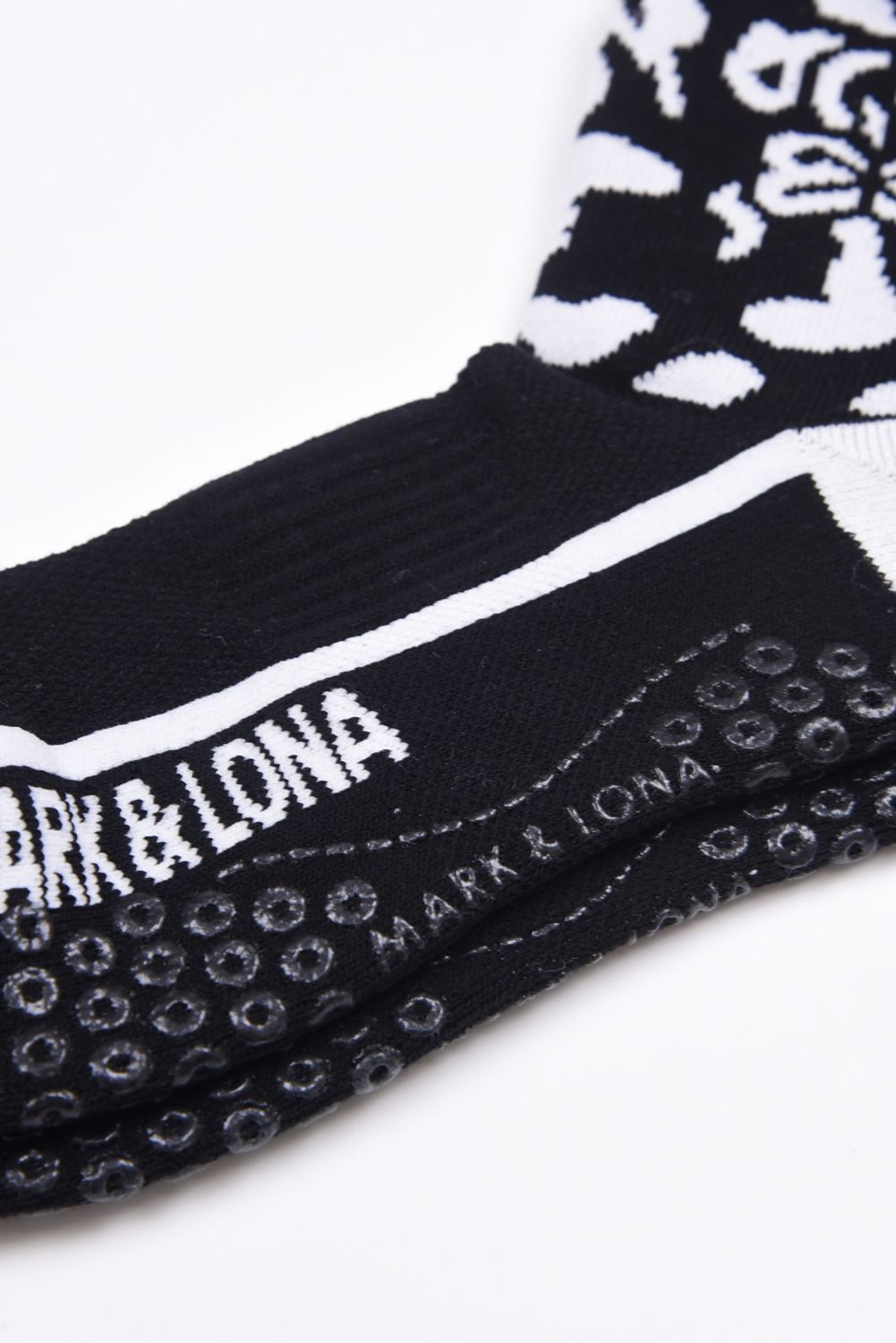 【26SS】 PANTERA GRIP ANKLE SOCKS / レオパードパターン ジャパンメイド アンクルソックス (ブラック)