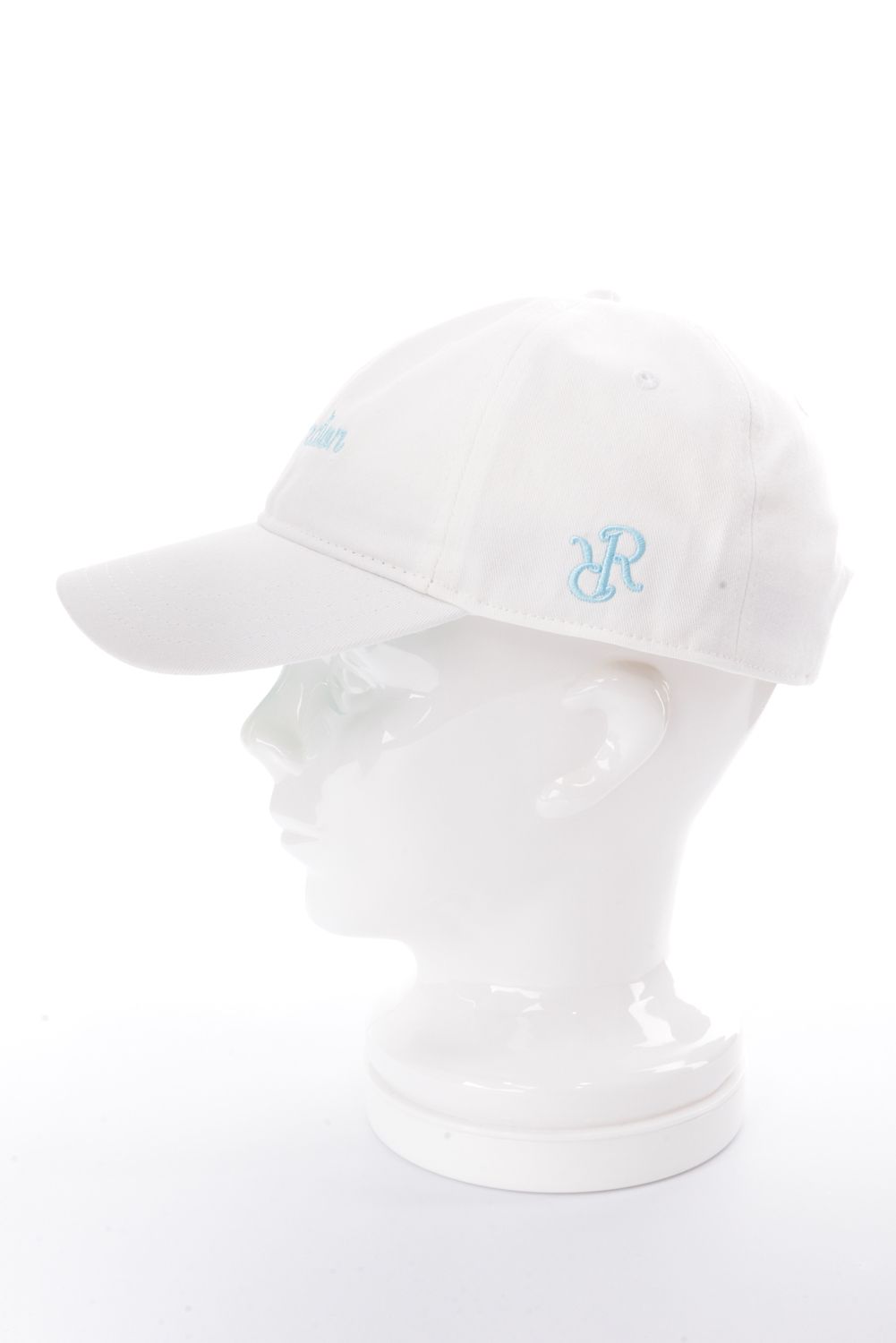 【丸山茂樹プロエディション】 BASIC LOGO CAP / ベーシック ロゴ キャップ (ホワイト×ミントブルー)