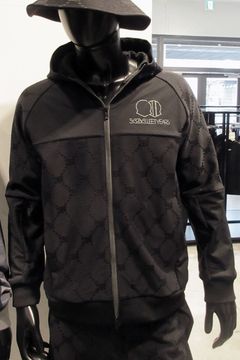 【26AW】 SY JQ BONDING WARM HOOD JK / ボンディング ジップアップ パーカー (ブラック) (11月上旬入荷予定）