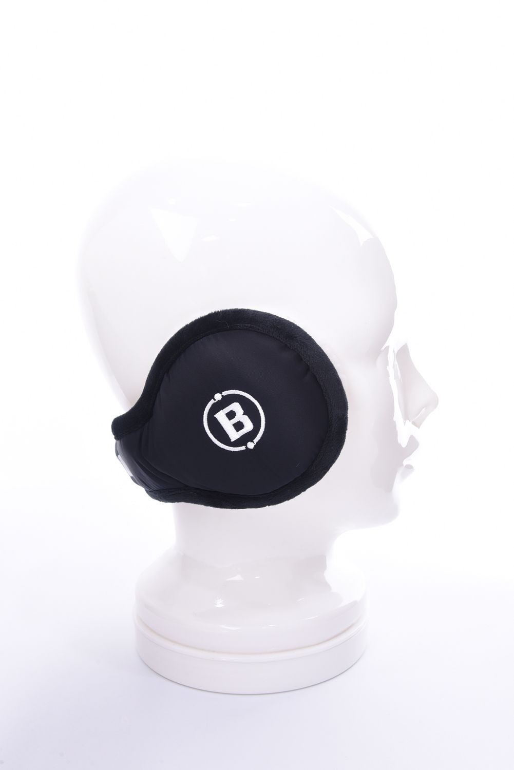 TWILL EAR MUFF / ロゴ ボア イヤーマフ (ブラック)