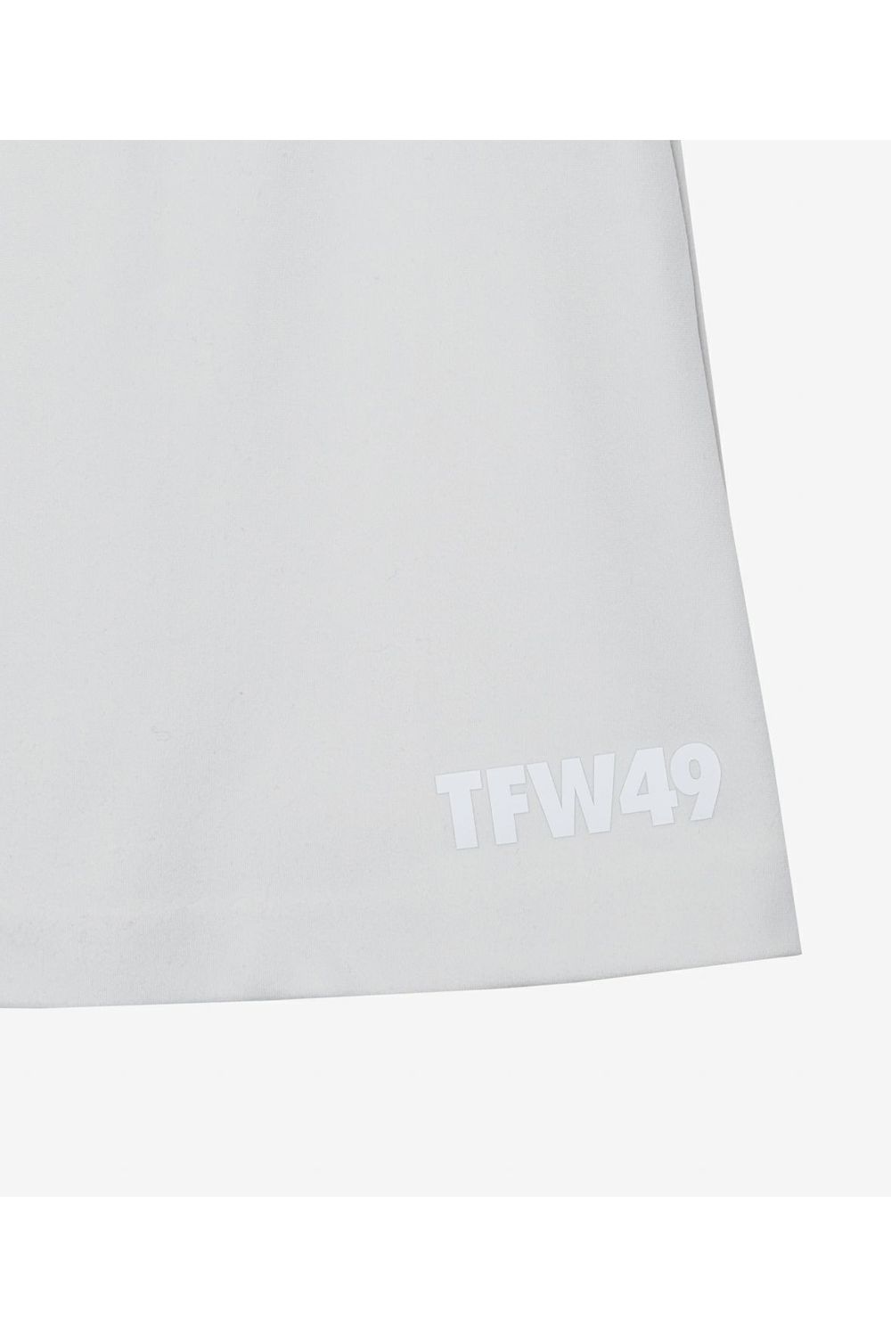 【25AW】【レディース】 MULTI PURPOSE WRAP PLEATED SKIRT / ニットウエストリブ バックプリーツスカート (ライトグレー)