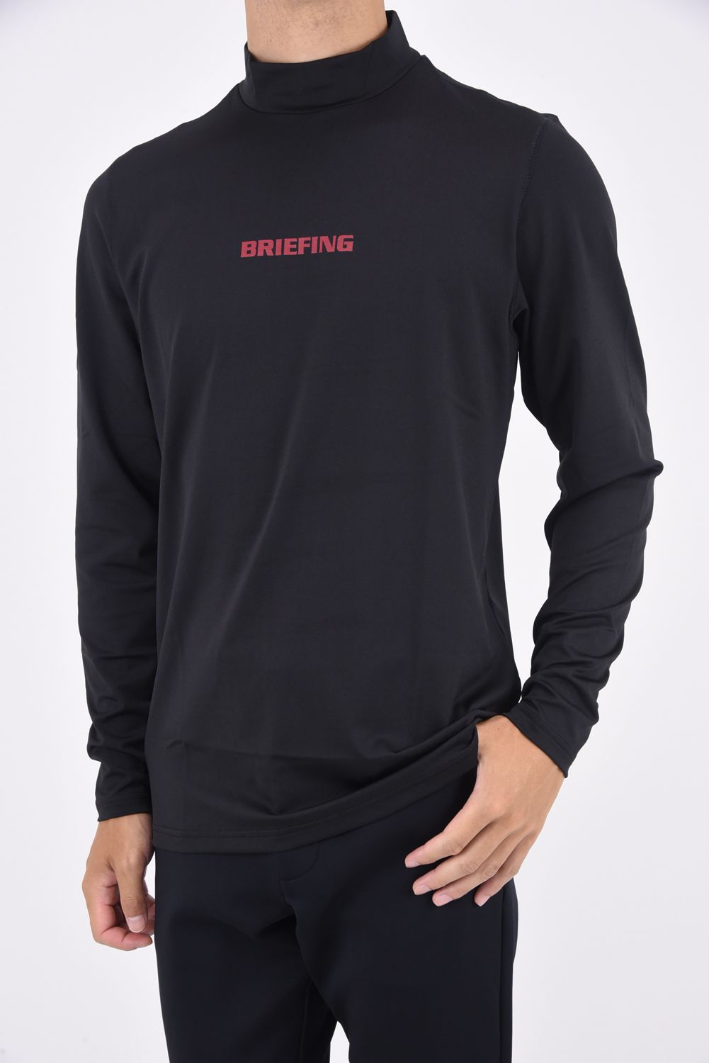 BRIEFING - MENS TOUR LS HIGH NECK BBG231 / ブランドロゴ ロング ...