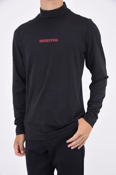 BRIEFING - MENS TOUR LS HIGH NECK BBG231 / ブランドロゴ ロング  
