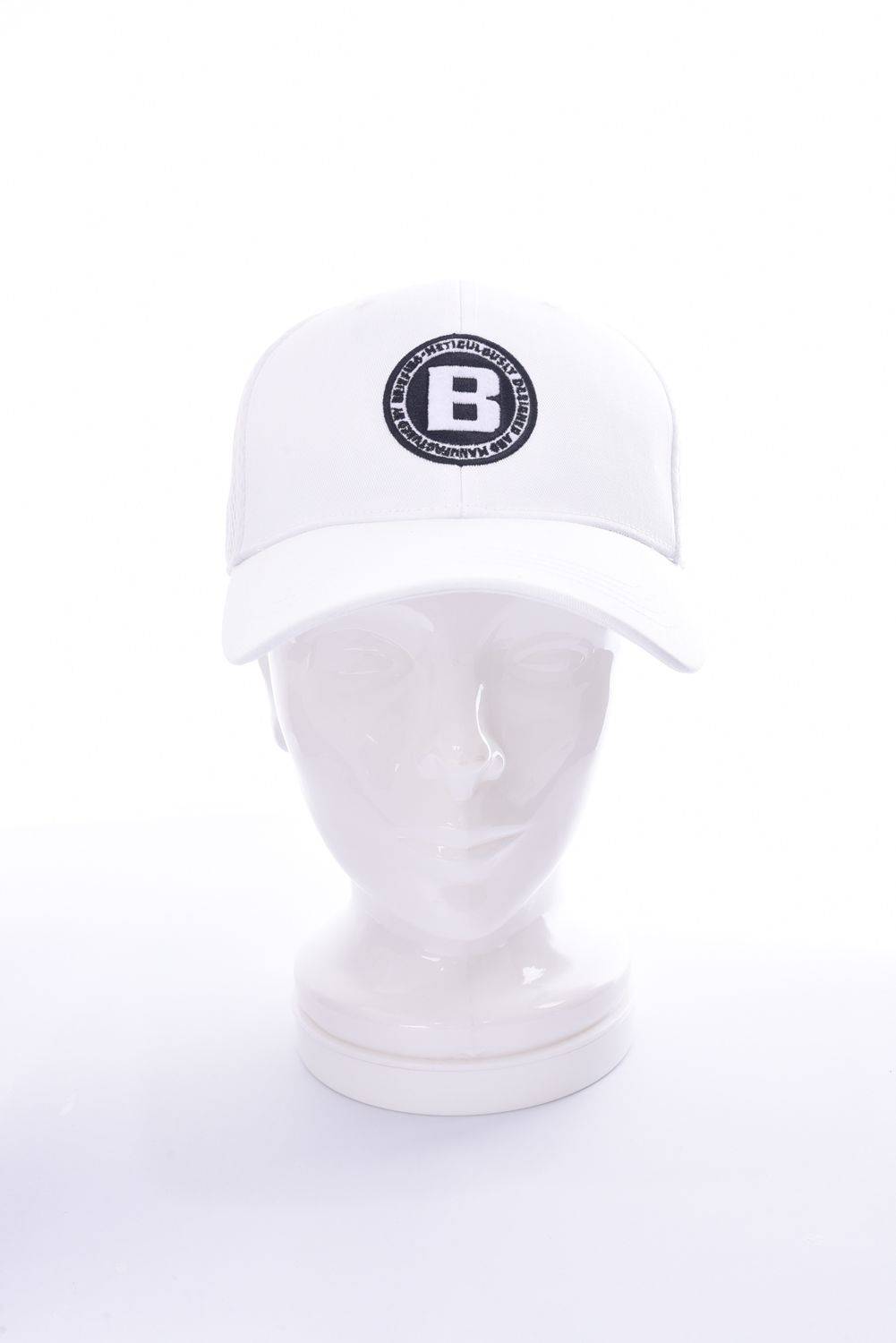 MENS MESH CAP FLEX FIT / サークルロゴ メッシュキャップ ホワイト