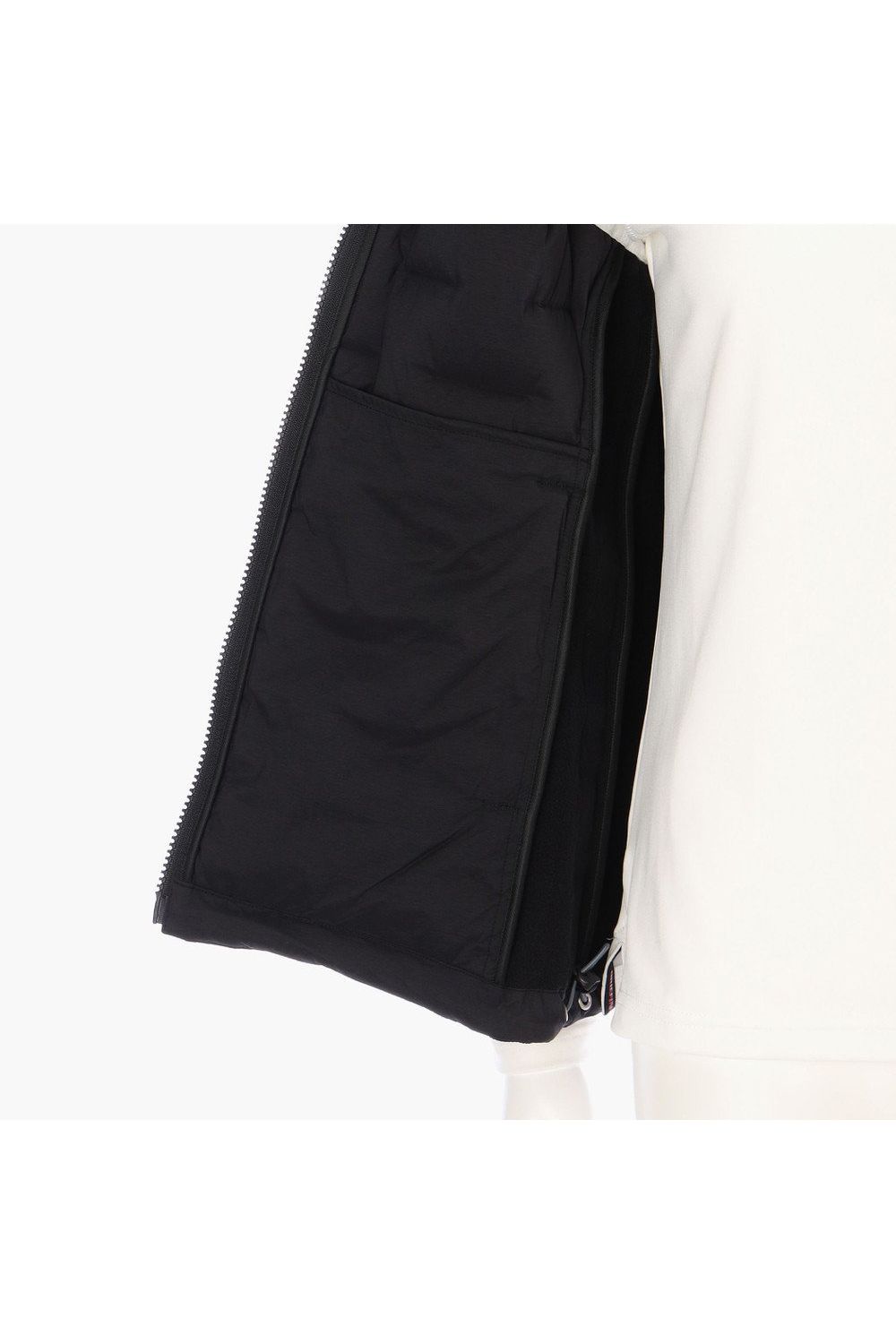 【25AW】【レディース】 WOMEN'S HYBRID DOWN VEST / ストレッチタフタ ダイヤモンドロゴ ハイブリッドダウンベスト (ブラック)