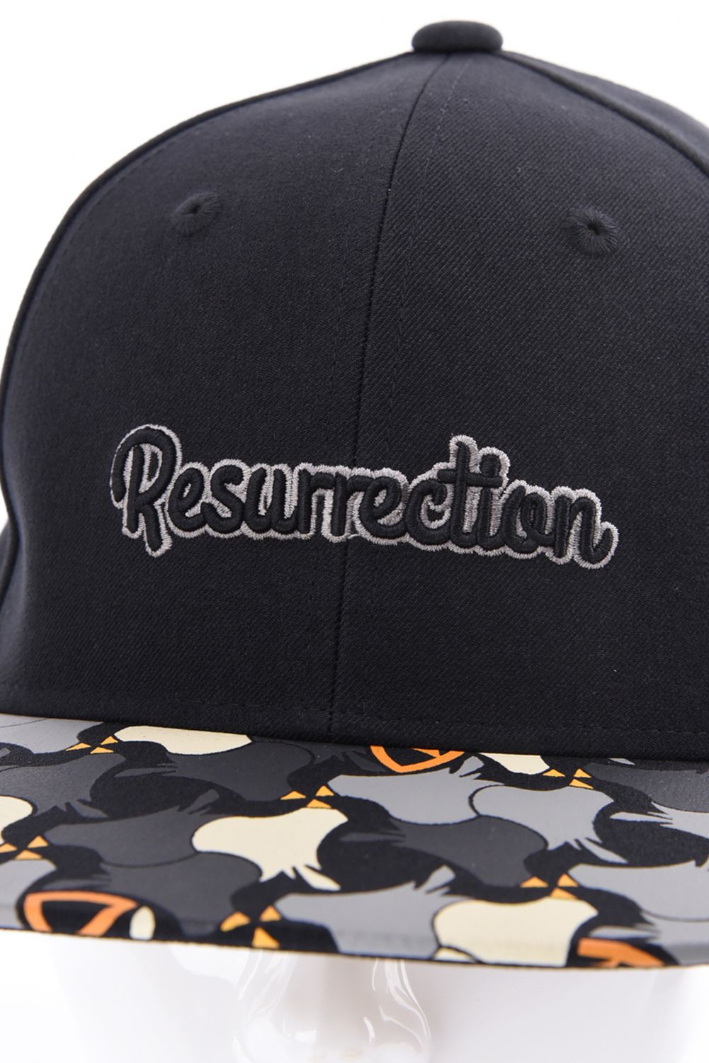 【26AW】 BIRDS TILE BRIM CAP LANATEC / バーズタイル フラットキャップ (ブラック/オフホワイト)