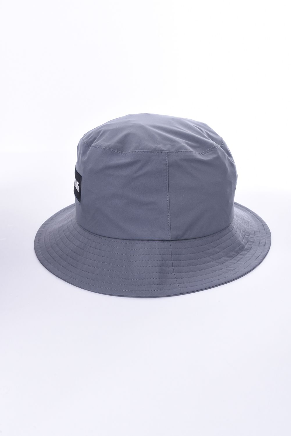 MS WATERPROOF HAT / 刺繍ロゴ  ウォータープルーフ サファリハット (グレー)