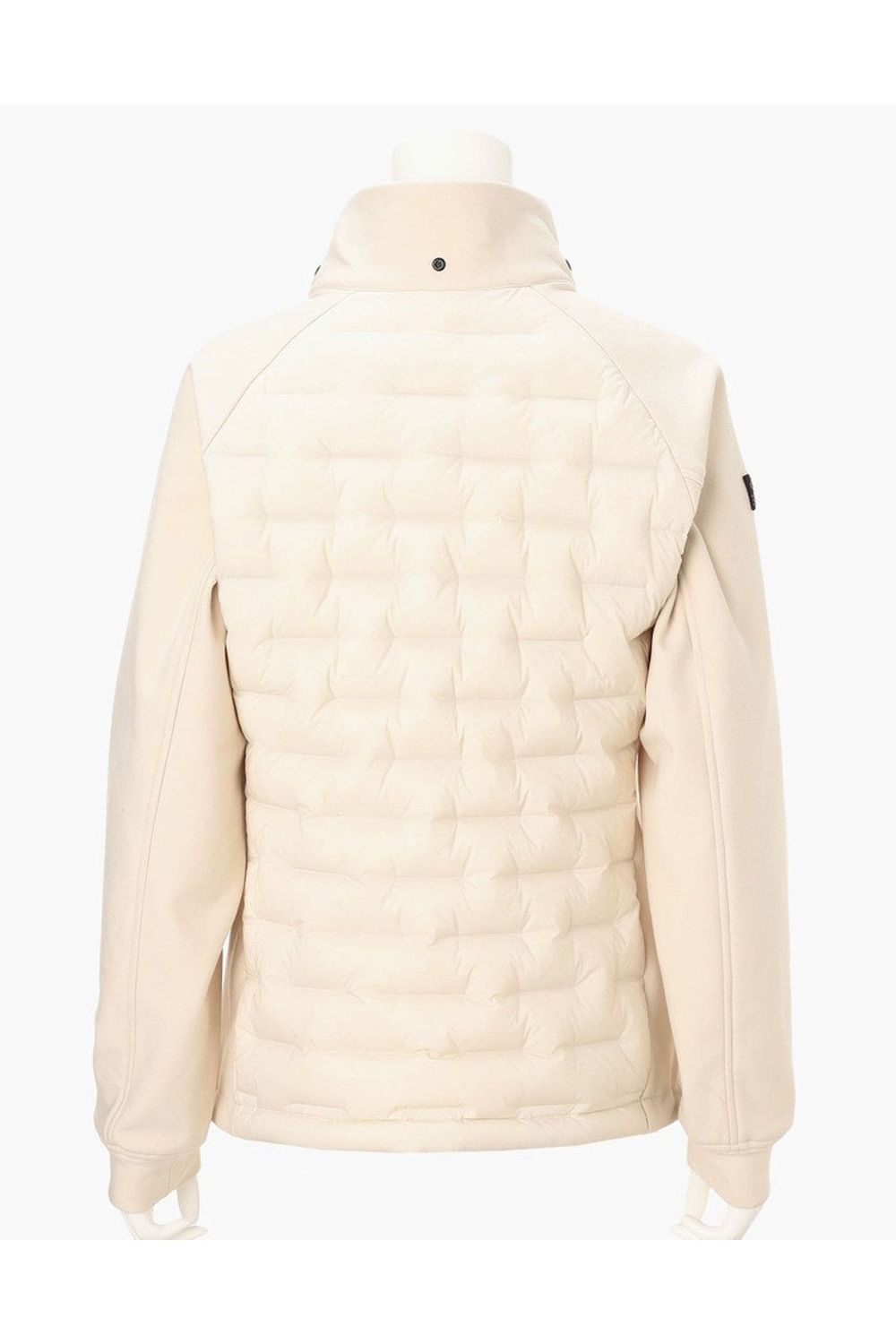 【25AW】【レディース】 WOMEN’S HYBRID DOWN PARKA / ストレッチタフタ ダイヤモンドロゴ ハイブリッドダウンジップパーカー (ベージュ)