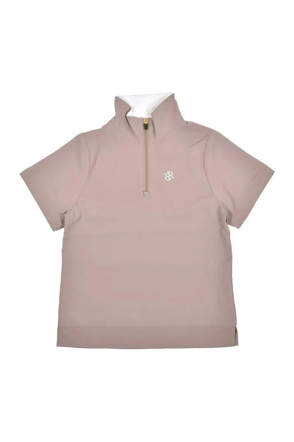 【26AW】【レディース】 DETACHABLE HALF ZIP SHIRT / スムースストレッチ生地 スリーブデタッチャブル 2WAYハーフジップシャツ (ベージュ)*