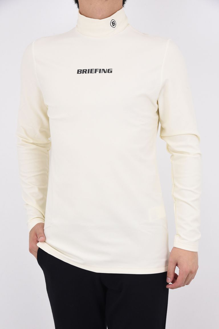 BRIEFING - 【秋冬仕様】 MENS WARM LS HIGH NECK / ブランドロゴ  