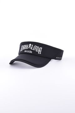 【26AW】 FRAKTUR PIPING VISOR / ブラックレターフォントロゴ パイピング サンバイザー (ブラック)