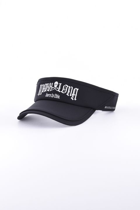 【26AW】 FRAKTUR PIPING VISOR / ブラックレターフォントロゴ パイピング サンバイザー (ブラック)