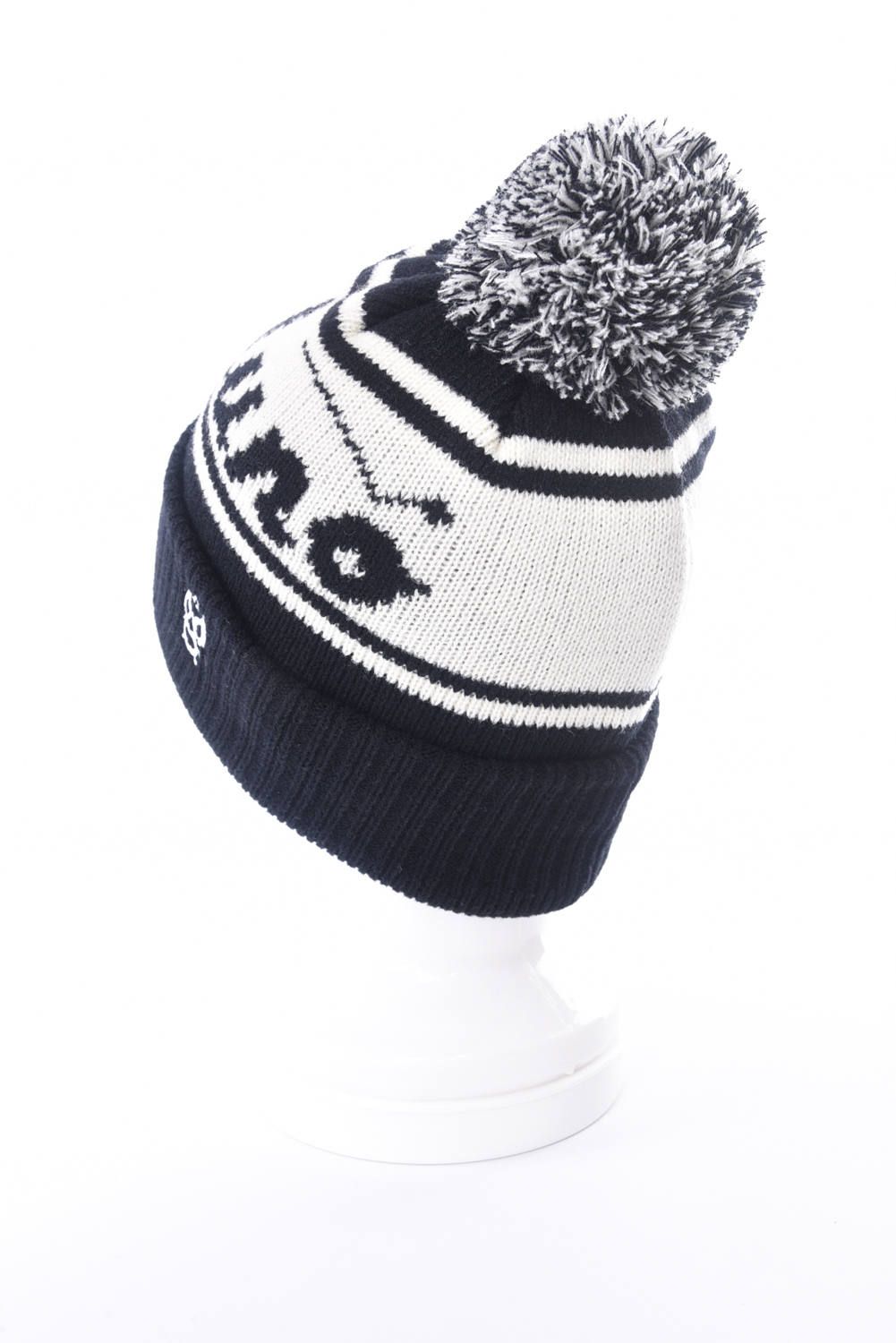 BONBON KNIT CAP / ボンボン ニットキャップ ブラック