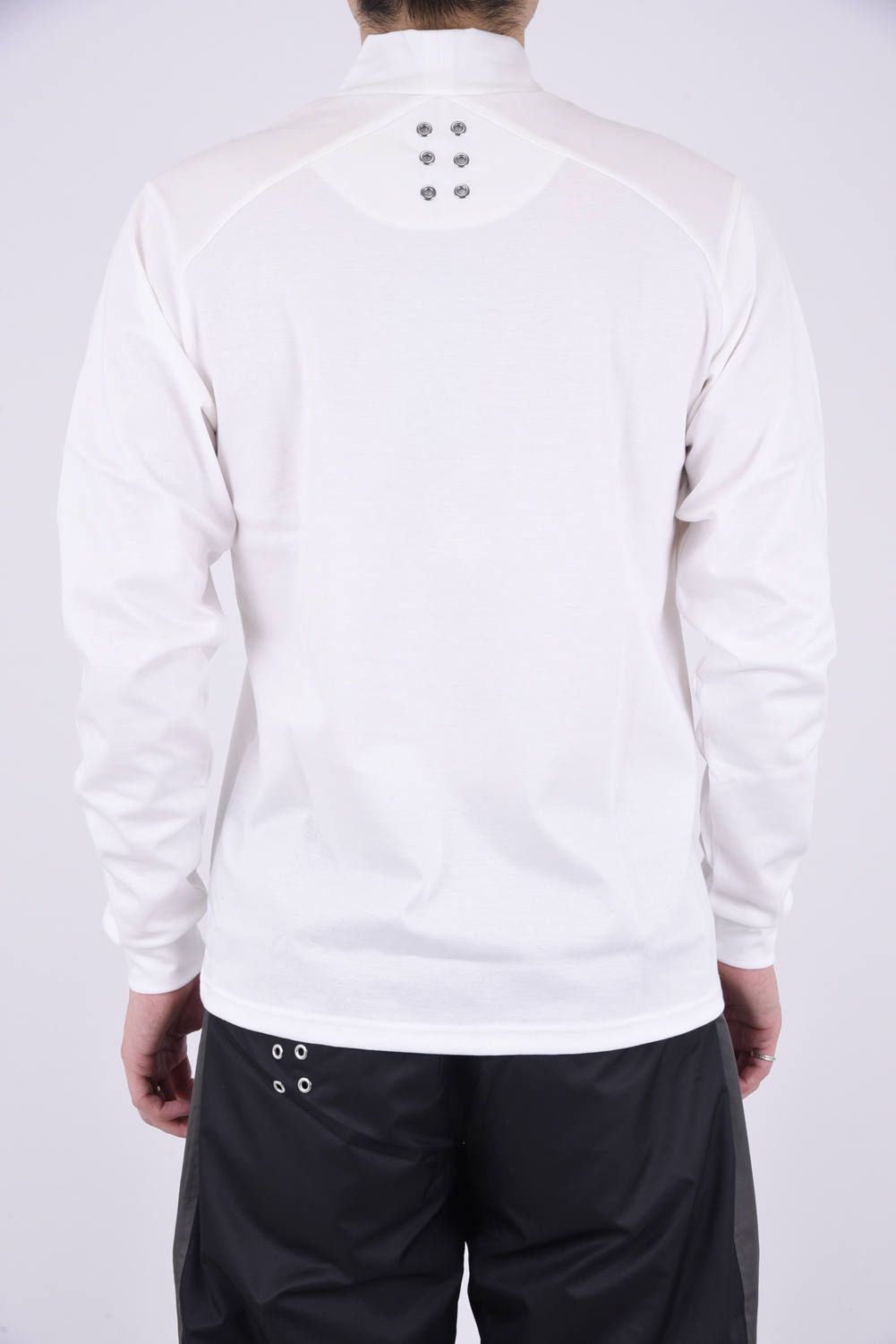 HIGHNECK LS TECH / ポンチ ロングスリーブシャツ ホワイト