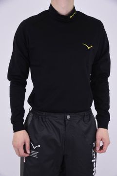 HIGHNECK LS TECH / ポンチ ロングスリーブシャツ ブラック