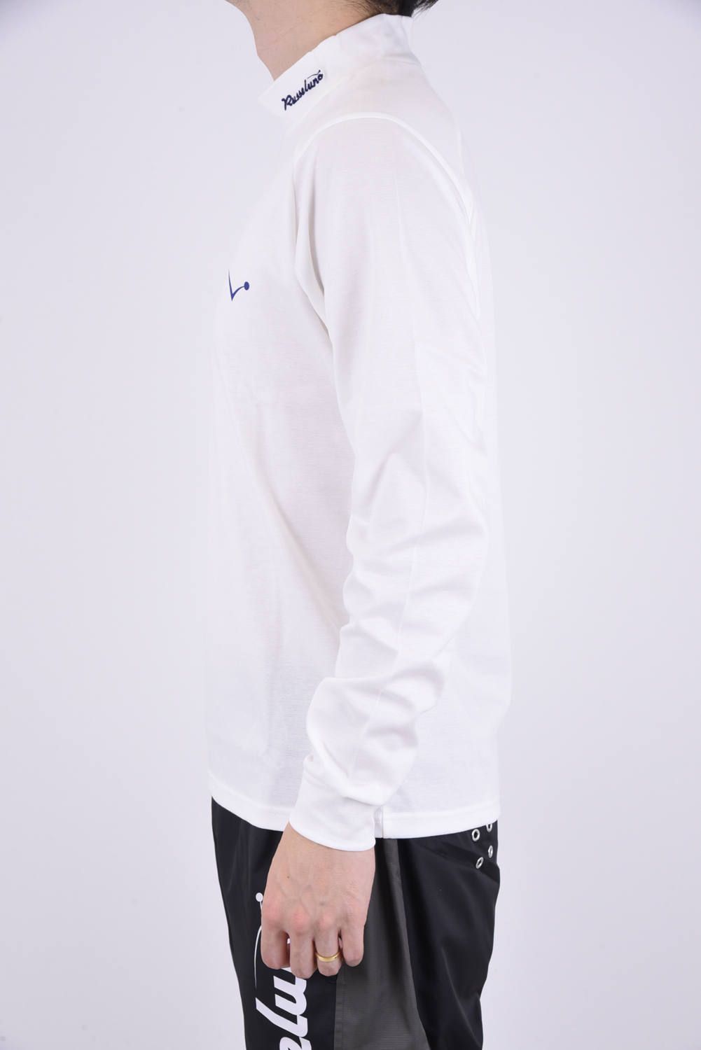 HIGHNECK LS TECH / ポンチ ロングスリーブシャツ ホワイト