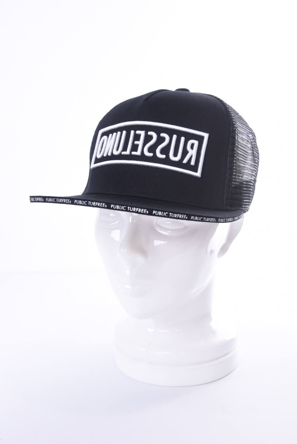 RUSSELUNO - BOX LOGO BB MESH CAP / ミラーBOXロゴ ベースボール ...