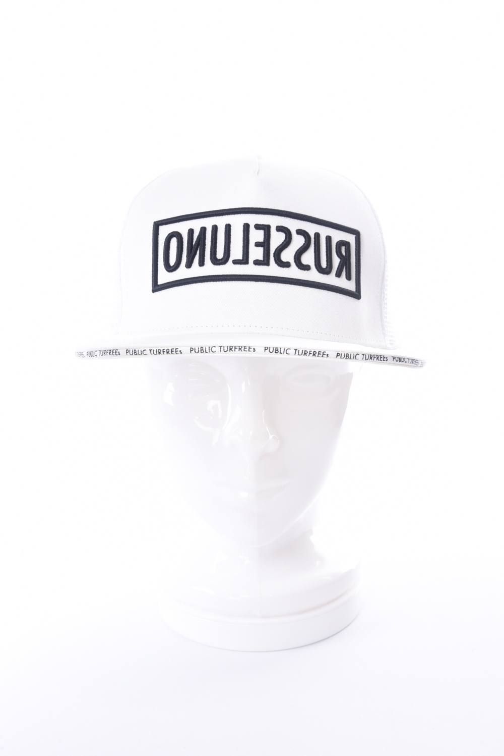 RUSSELUNO - BOX LOGO BB MESH CAP / ミラーBOXロゴ ベース