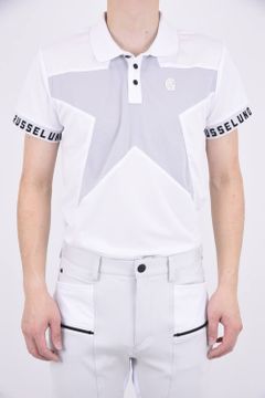 BIG STAR POLO / スタープリント ポロシャツ ホワイト