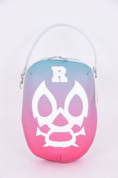 GRADATION LUCHA SHOES CASE / グラデーション シューズバッグ ピンク / ミント
