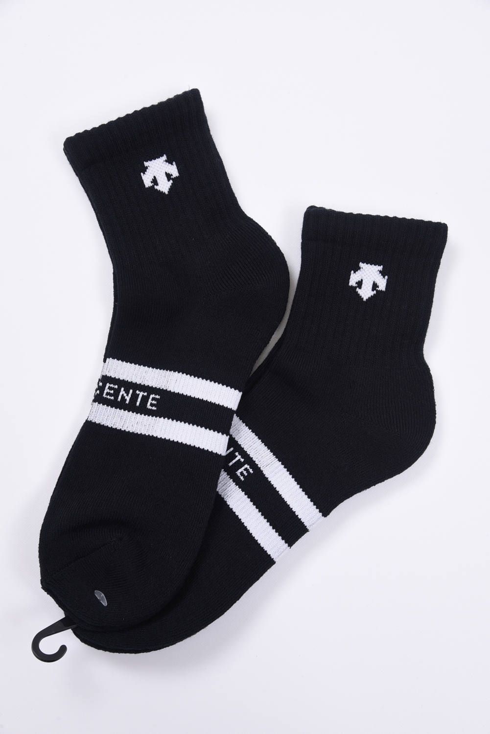 定番ショートソックス 2足セット (ブラック)