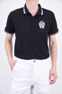 LUCHA WAPPEN POLO / グラデーション ポロシャツ ブラック