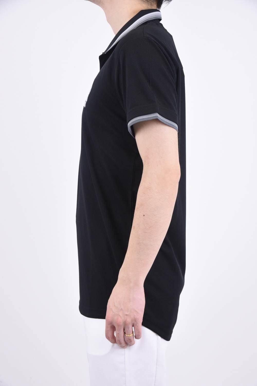 LUCHA WAPPEN POLO / グラデーション ポロシャツ ブラック