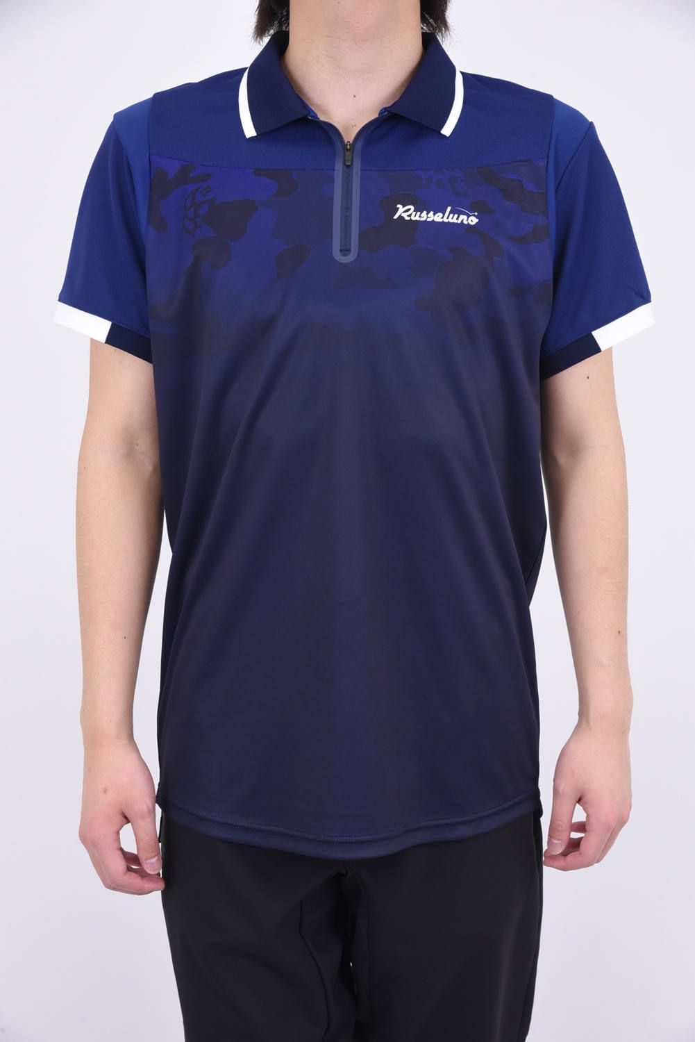 RUSSELUNO - GRADATION CAMO POLO / ソリッドカラー / カモフラ