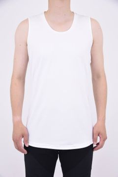 NO SLEEVE INNER(SOLID) / 2WAYストレッチ ロングノースリーブ ホワイト