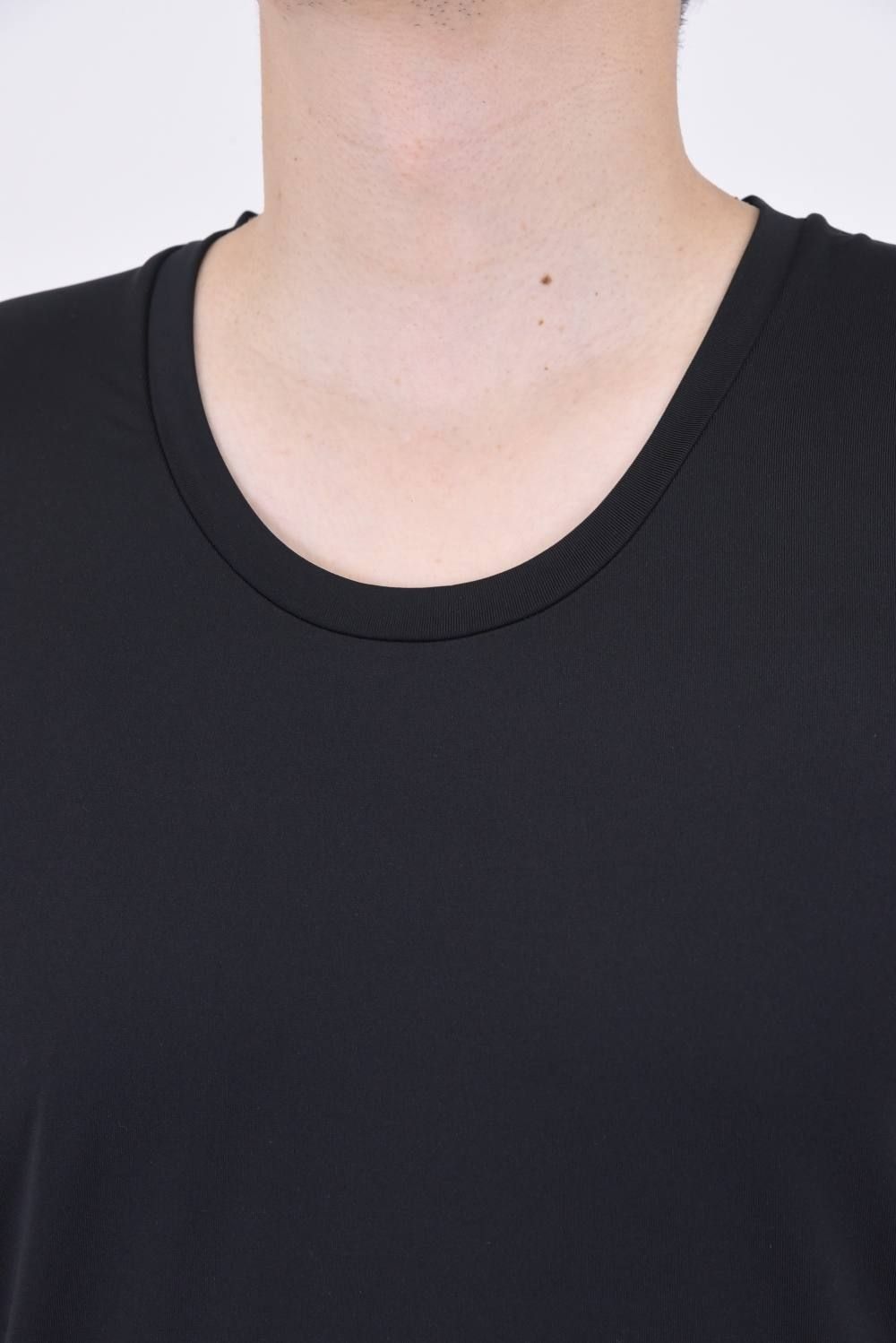 NO SLEEVE INNER(SOLID) / 2WAYストレッチ ロングノースリーブ ブラック